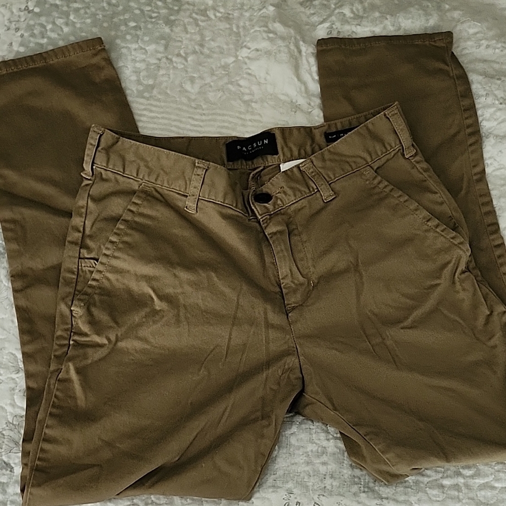 PacSun Womens  Tan Chino Pants SLIM 29X30